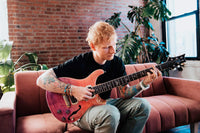 PRS SE Ed Sheeran Flat Back Hollow Body I Piezo Baritone PO Guitarra Eléctrica Pink Ombre 4