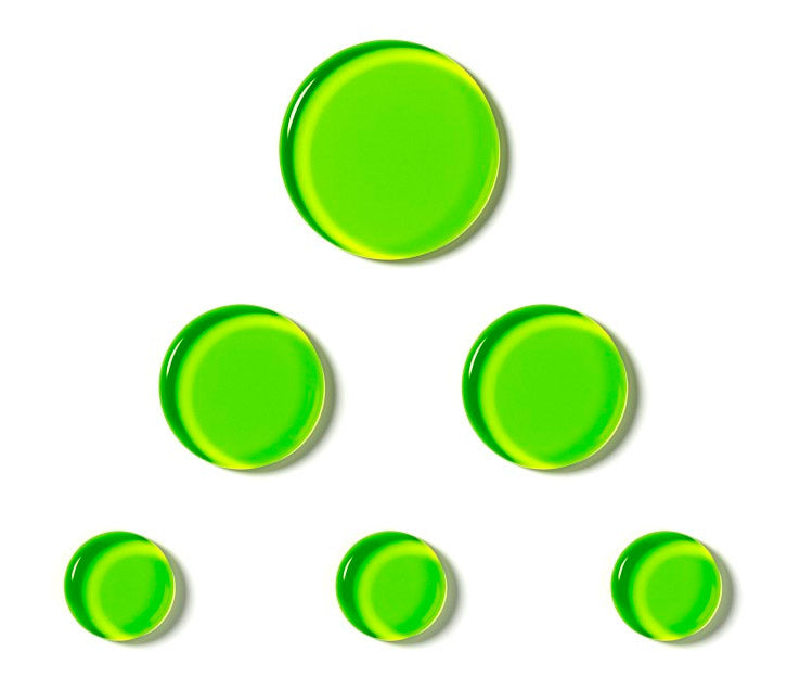Slapklatz MI-AG Set 6 Pads de Gel Mini Alien Green 1