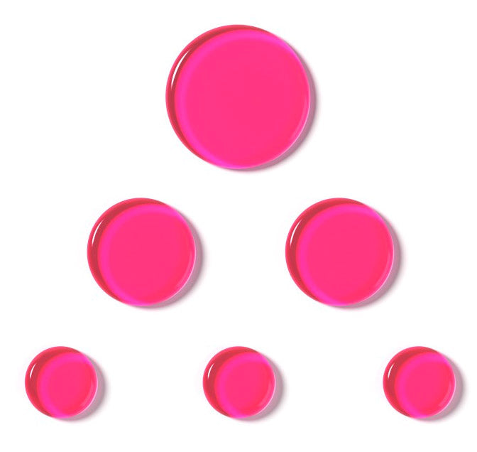 Slapklatz MI-PI Set 6 Pads de Gel Mini Rosas 1