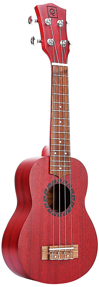 Oqan QUK Wailele RD Ukelele Soprano Rojo 1