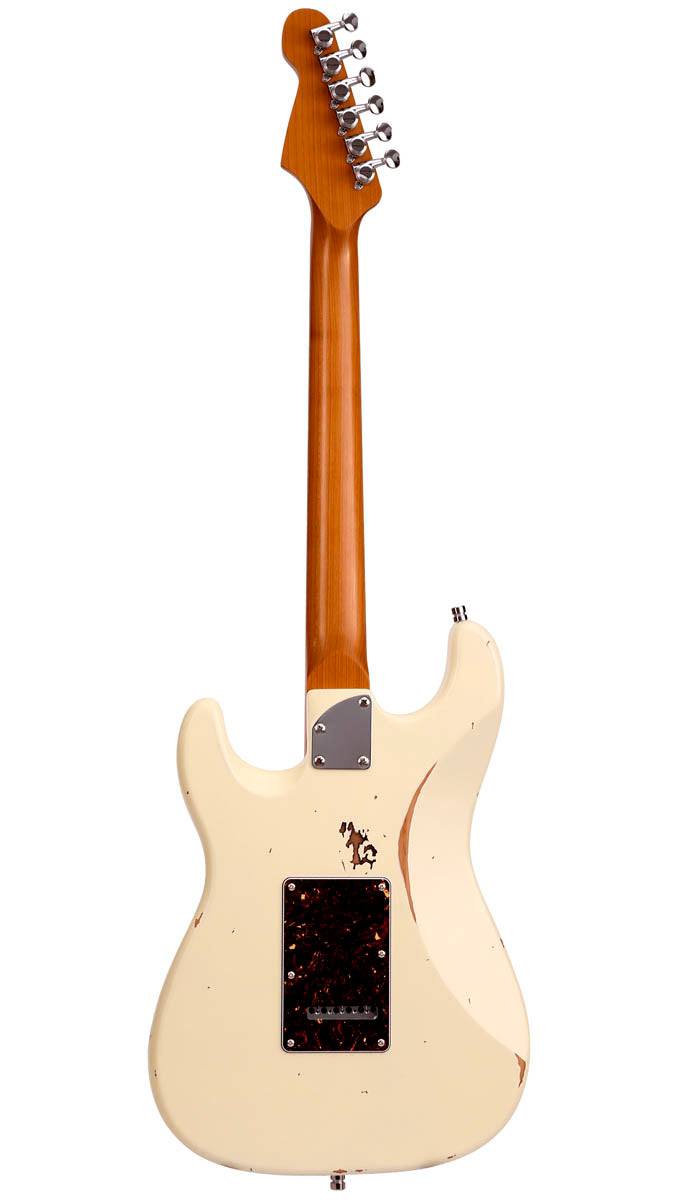 Patina PS6 OWR Guitarra Eléctrica Olympic White Relic 2