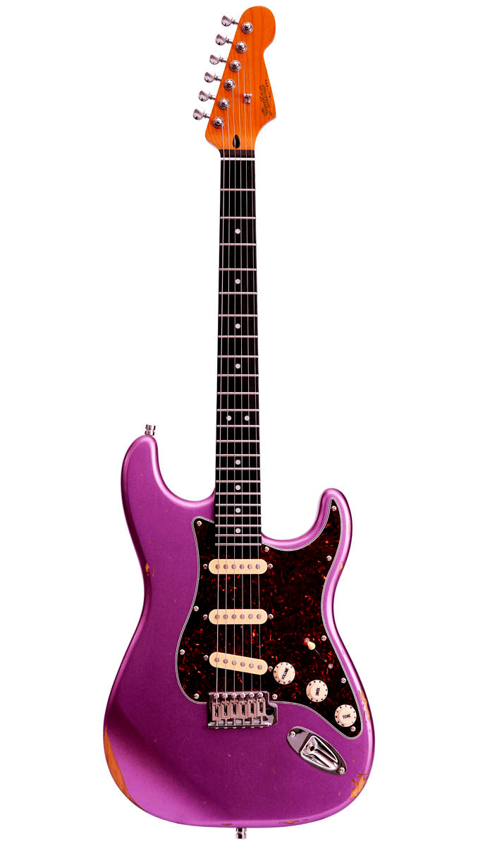 Patina PS6 PPR Guitarra Eléctrica Violeta Relic 1