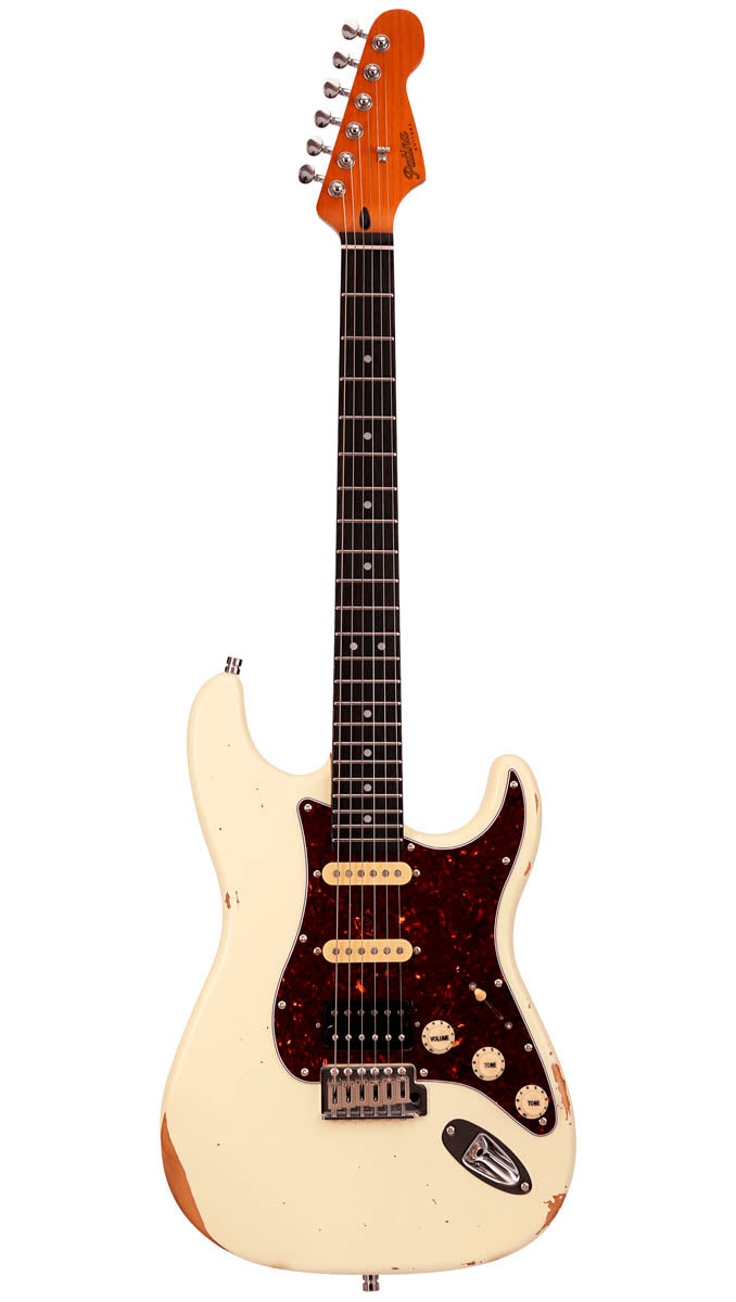 Patina PS7 OWR Guitarra Eléctrica Olympic White Relic 1
