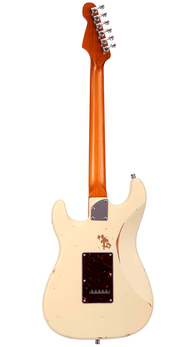 Patina PS7 OWR Guitarra Eléctrica Olympic White Relic 2