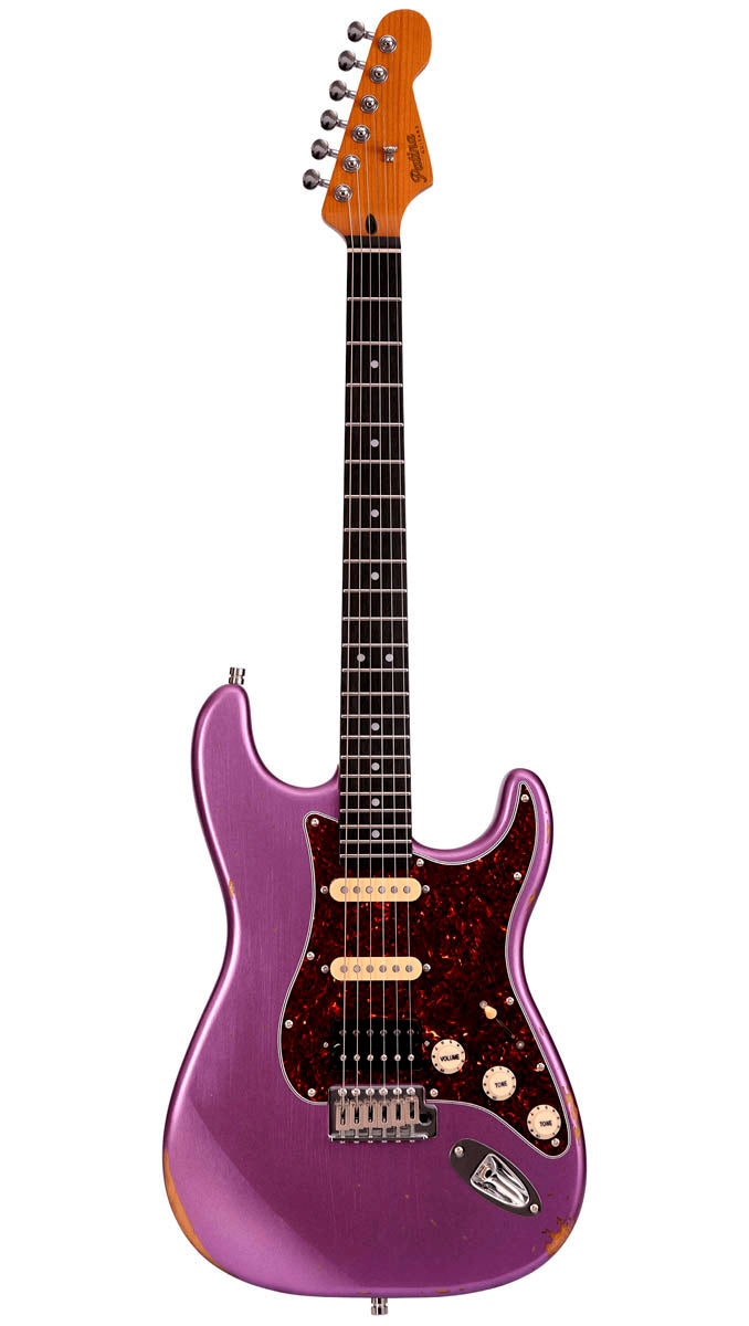 Patina PS7 PPR Guitarra Eléctrica Violeta Relic 1