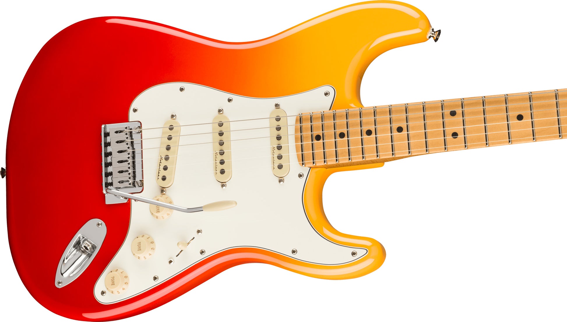 Fender Player Plus Stratocaster MN Guitarra Eléctrica Tequila Sunrise 3