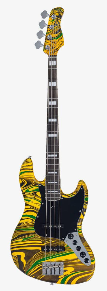 Marcus Miller V7 Alder-4 YS New Gen Bajo Eléctrico Yellow Swirl 1