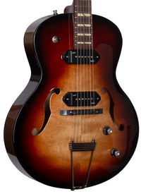 Godin 5th Avenue Kingpin II DLX VB HG Guitarra Eléctrica Vintage Burst 2