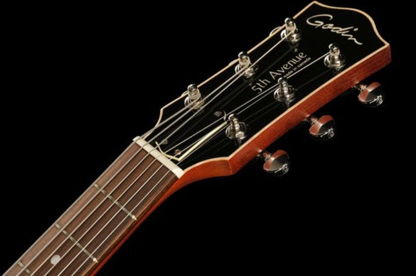 Godin 5th Avenue CW Kingpin II VB Guitarra Eléctrica Vintage Burst 13