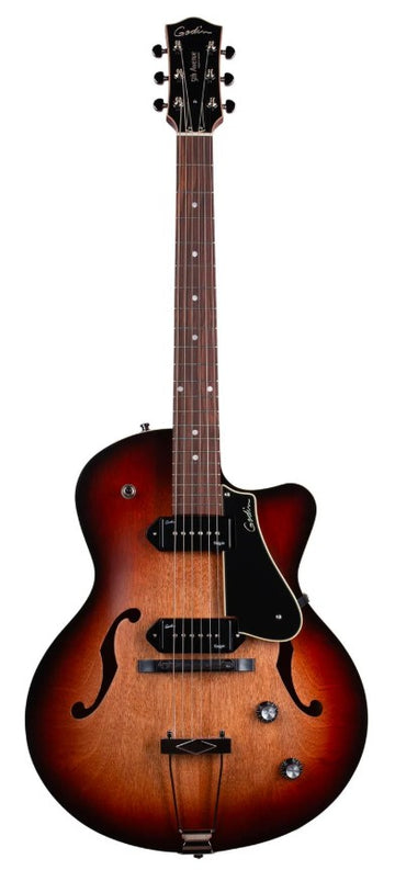 Godin 5th Avenue CW Kingpin II VB Guitarra Eléctrica Vintage Burst 1