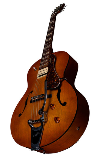 Godin 5th Avenue Jumbo P-Rail HG Guitarra Eléctrica Harvest Gold 1