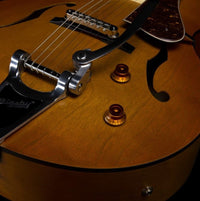 Godin 5th Avenue Jumbo P-Rail HG Guitarra Eléctrica Harvest Gold 7