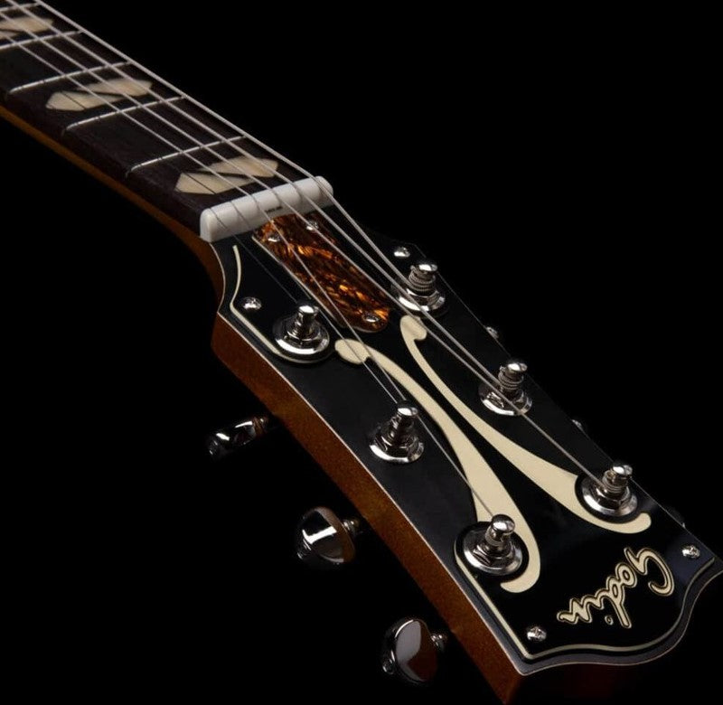 Godin 5th Avenue Jumbo P-Rail HG Guitarra Eléctrica Harvest Gold 11