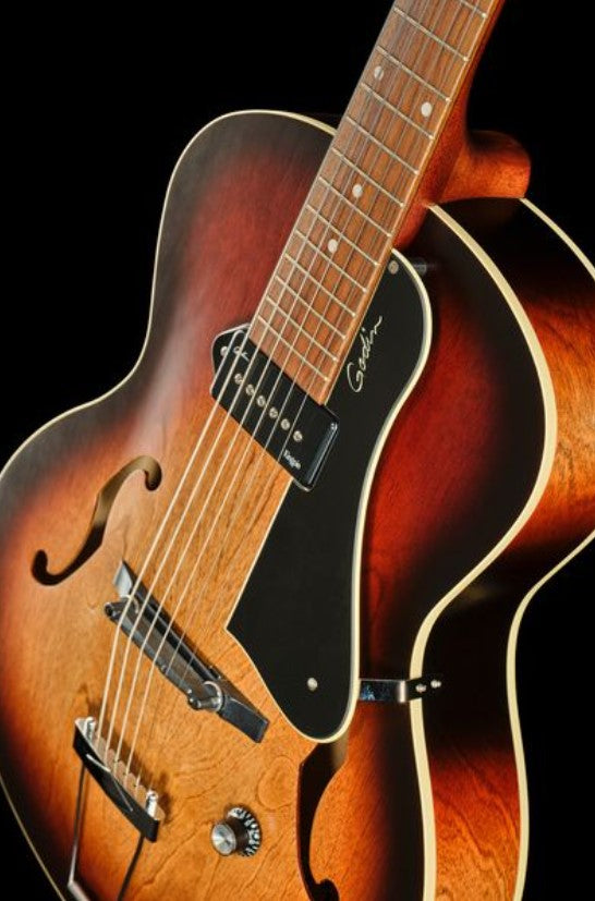 Godin 5th Avenue Kingpin P90 VB Guitarra Eléctrica Vintage Burst 6