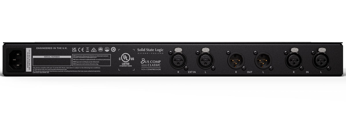 Solid State Logic SSL Bus Comp Classic Compresor Analógico Estéreo 2