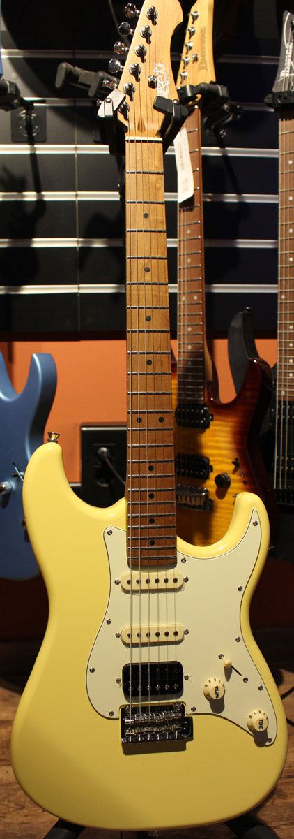 Jet Guitars JS 400 VYW MN Guitarra Eléctrica Vintage Yellow. Demo 1