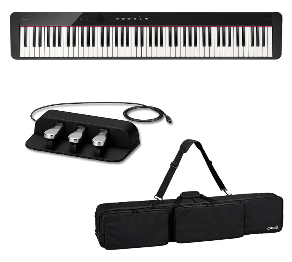 CASIO PX-S1100 BK SC800 SP34 PRIVIA PIANO DIGITAL PORTATIL NEGRO CON FUNDA Y PEDALERA