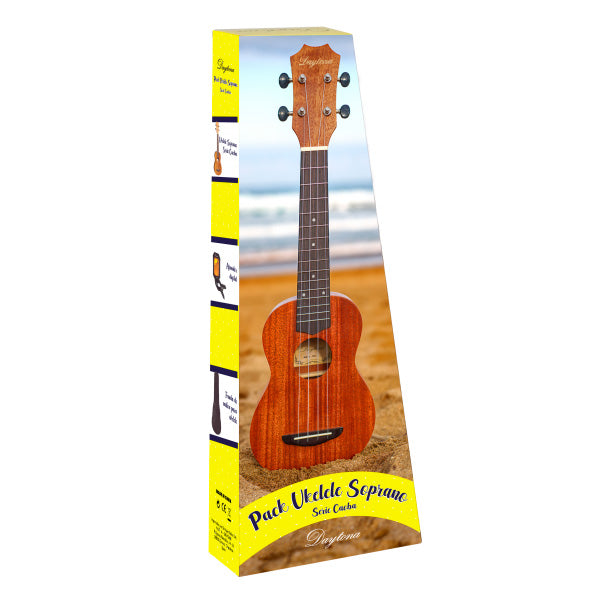 Daytona PUKDCS Pack Ukelele Soprano Caoba 1