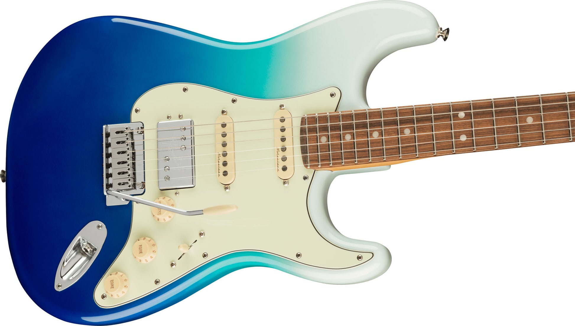 Fender Player Plus Stratocaster HSS PF Guitarra Eléctrica Belair Blue 3