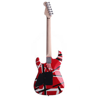 EVH Stripe Series MN Guitarra Eléctrica Red with Black Stripes 3