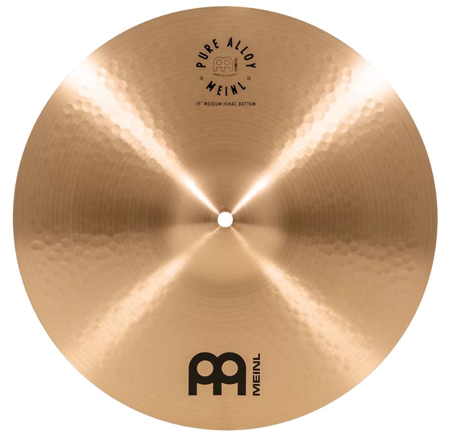 Meinl PA15MH Pure Alloy Traditional Medium Hi Hat 15 Platos Batería 8