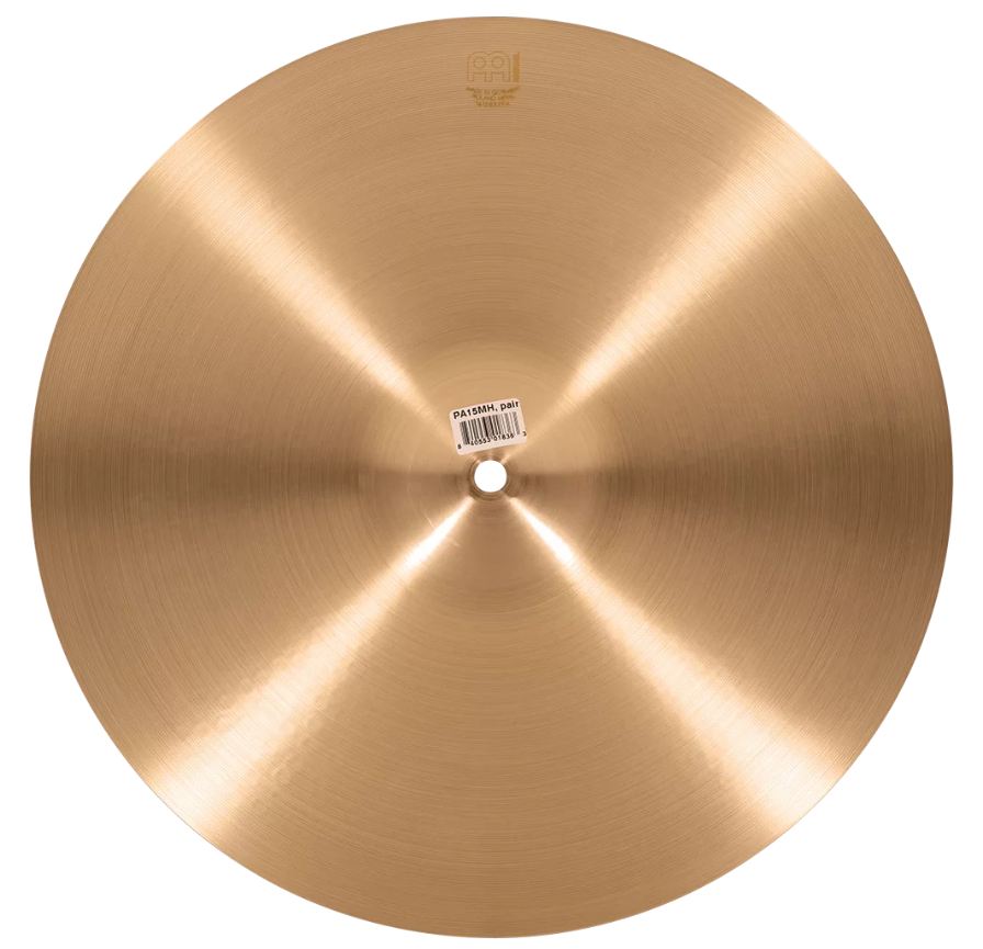 Meinl PA15MH Pure Alloy Traditional Medium Hi Hat 15 Platos Batería 9