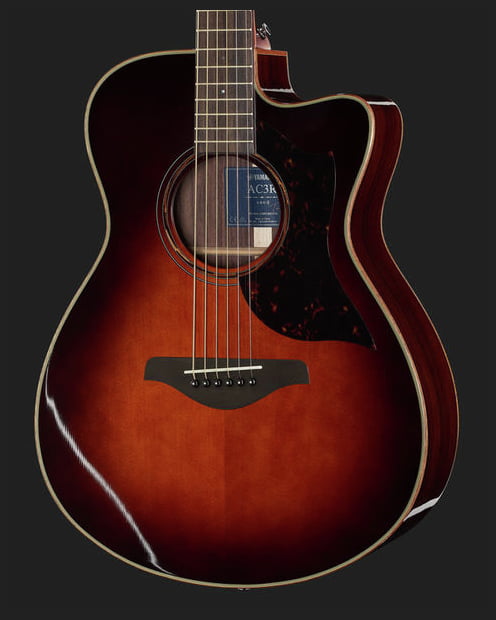 Yamaha AC3R ARE TBS Guitarra Electroacústica Concierto Tobacco Brown Sunburst 3