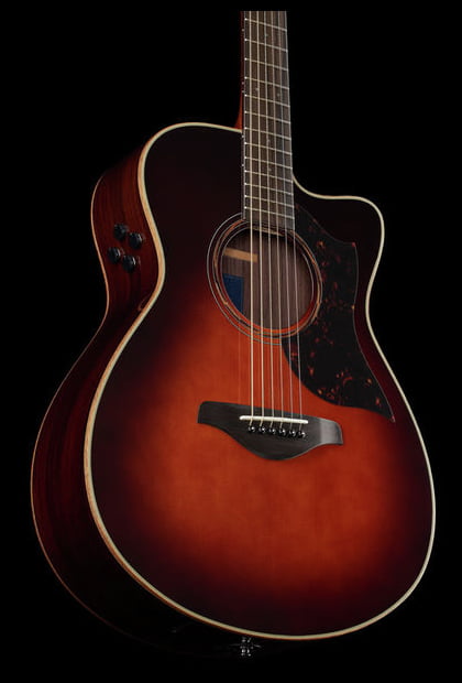 Yamaha AC3R ARE TBS Guitarra Electroacústica Concierto Tobacco Brown Sunburst 7