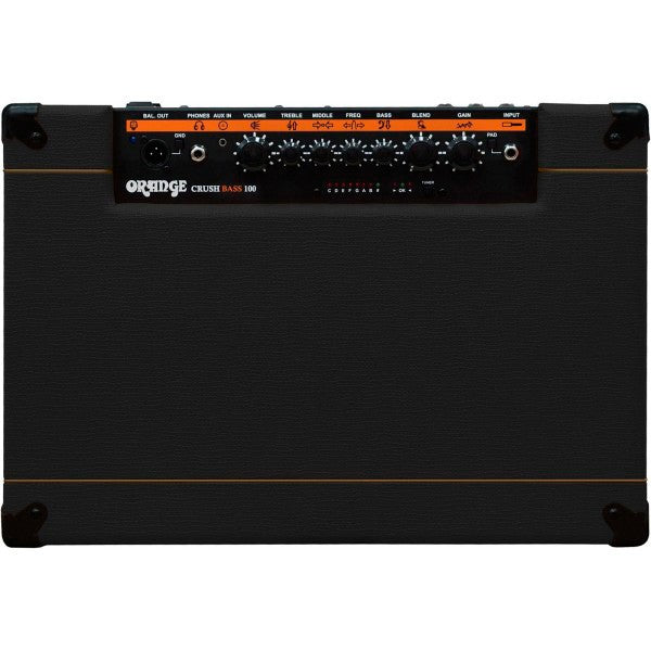 Orange Crush Bass 100 Black Amplificador Bajo Negro 5