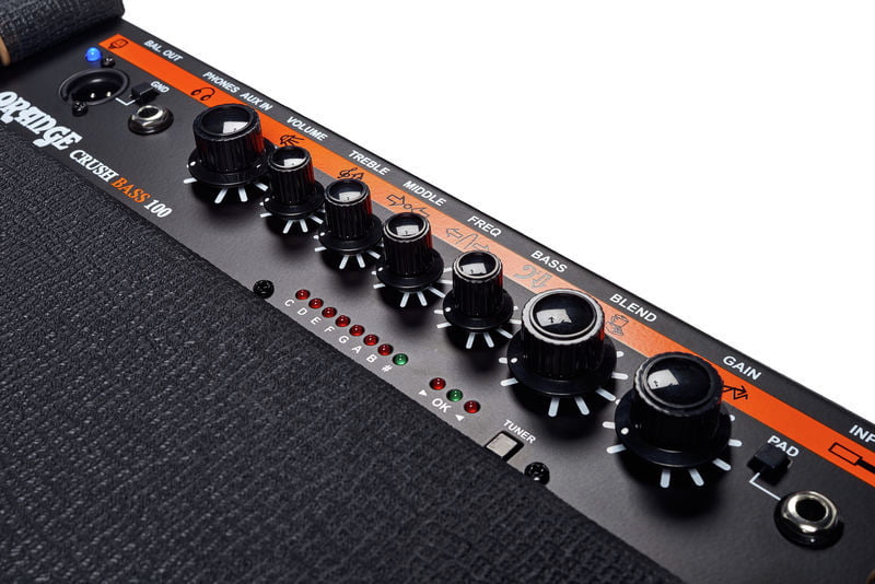 Orange Crush Bass 100 Black Amplificador Bajo Negro 10