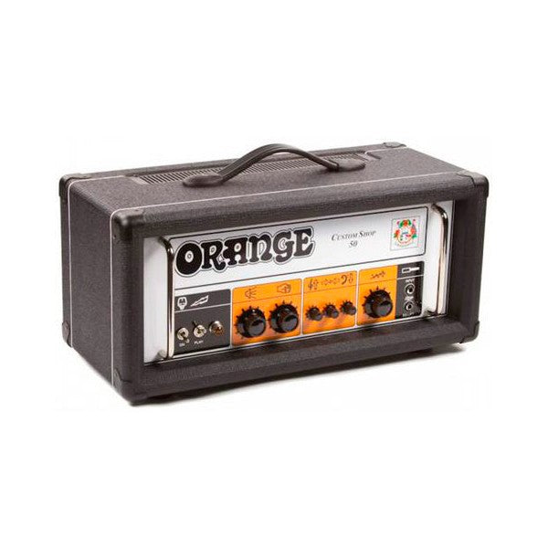 Orange Custom Shop 50 BK Amplificador Cabezal Guitarra Negro 1