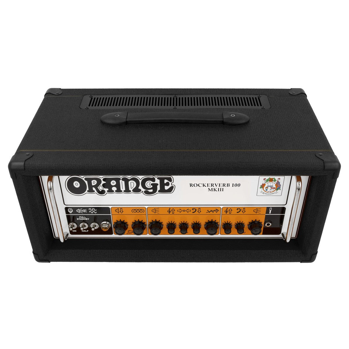 Orange Rockerverb 100H MKIII BLK Amplificador Cabezal Negro 3