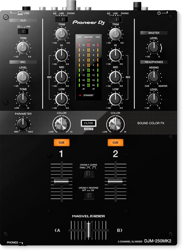 Pioneer DJ DJM-250 MK2 Mesa de Mezclas DJ 1