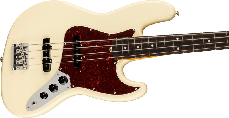 Fender American Professional II Jazz Bass RW Bajo Eléctrico Olympic White 3