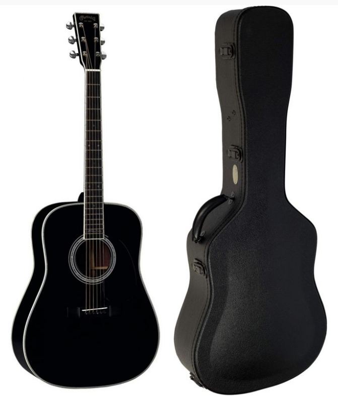 Martin D35 Cash Johnny Cash Signature Guitarra Acústica Dreadnought Negra 14