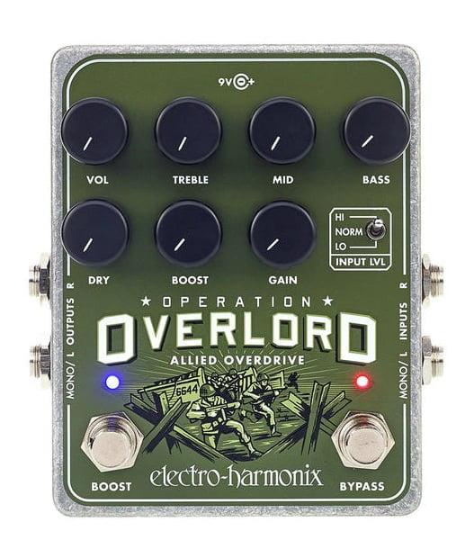 Electro Harmonix Operation Overlord Pedal Overdrive 1