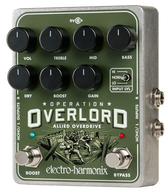 Electro Harmonix Operation Overlord Pedal Overdrive 9