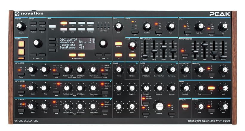 Novation Peak Sintetizador Polifónico 8 Voces 1