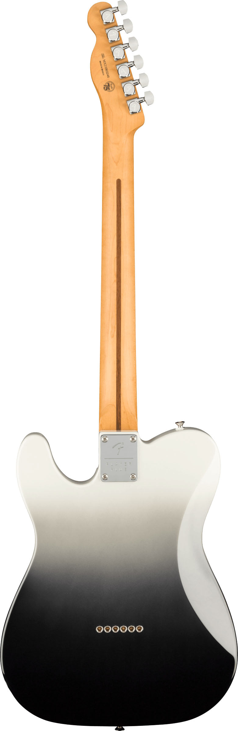 Fender Player Plus Telecaster PF Guitarra Eléctrica Silver Smoke 2