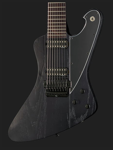 Ibanez FTM33 WK Fredrik Thordendal Guitarra Eléctrica 8 Cuerdas Weathered Black 3