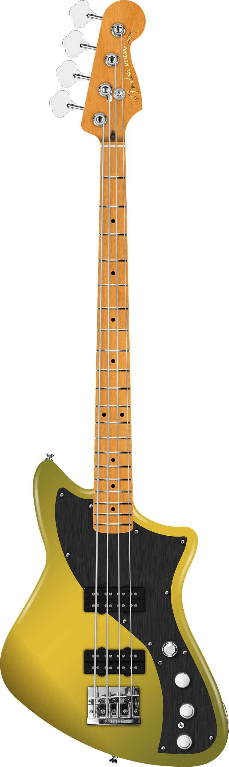 Fender American Ultra II Meteora Bass MN Bajo Eléctrico Solar Flare 1