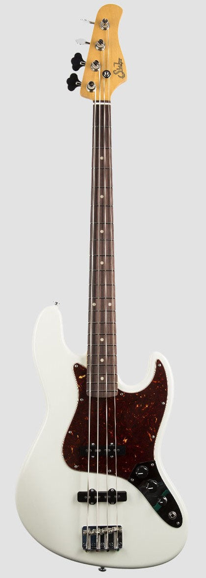 Suhr Classic J RW OW Bajo Eléctrico Olympic White 1