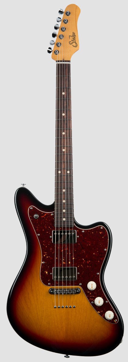 Suhr Classic JM HH TP6 3TS Guitarra Eléctrica 3 Tonos Sunburst 1