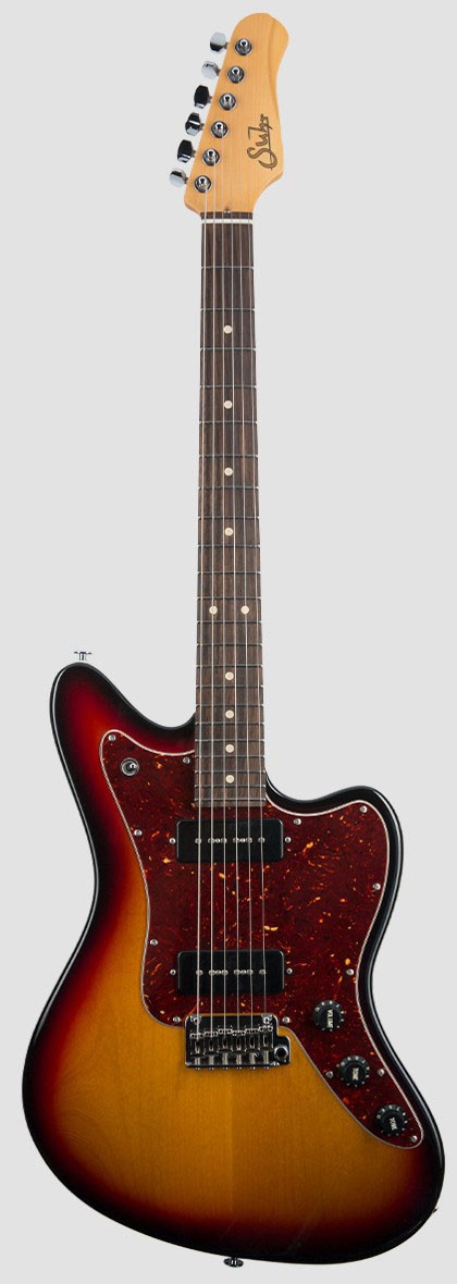 Suhr Classic JM S90 510 3TS Guitarra Eléctrica 3 Tonos Sunburst 2