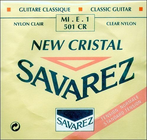 Savarez 501 CR 1ª Cuerda New Cristal Roja Guitarra Española 1