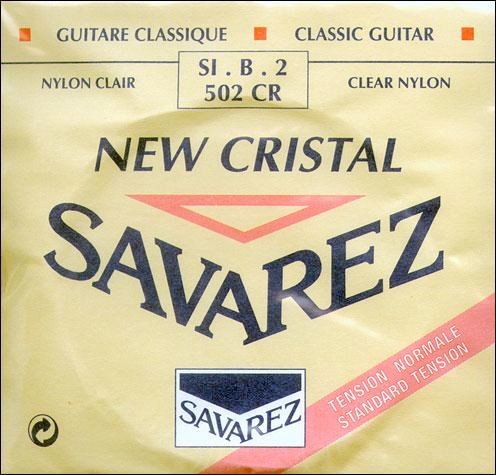 Savarez 502 CR 2ª Cuerda New Cristal Roja Guitarra Española 1