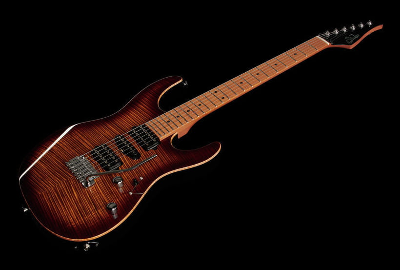 Suhr Modern Plus HSH MN BB Guitarra Eléctrica Bengal Burst 11