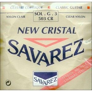 Savarez 503 CR 3ª Cuerda New Cristal Roja Guitarra Española 1