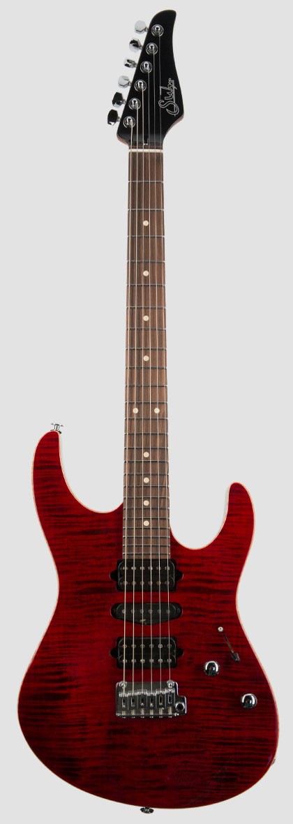 Suhr Modern Plus HSH PF CPR Guitarra Eléctrica Chili Pepper Red 1