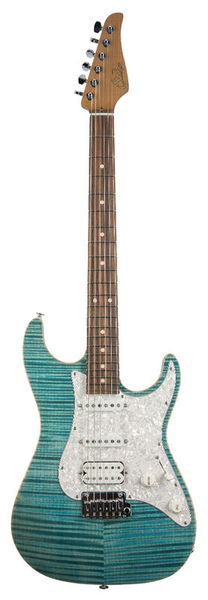 Suhr Standard Plus PF BBL Guitarra Eléctrica Bahama Blue 1